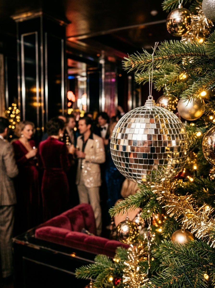 Disco Ball Aynalı Yılbaşı Ağaç Süsü - 15 CM ÇAP