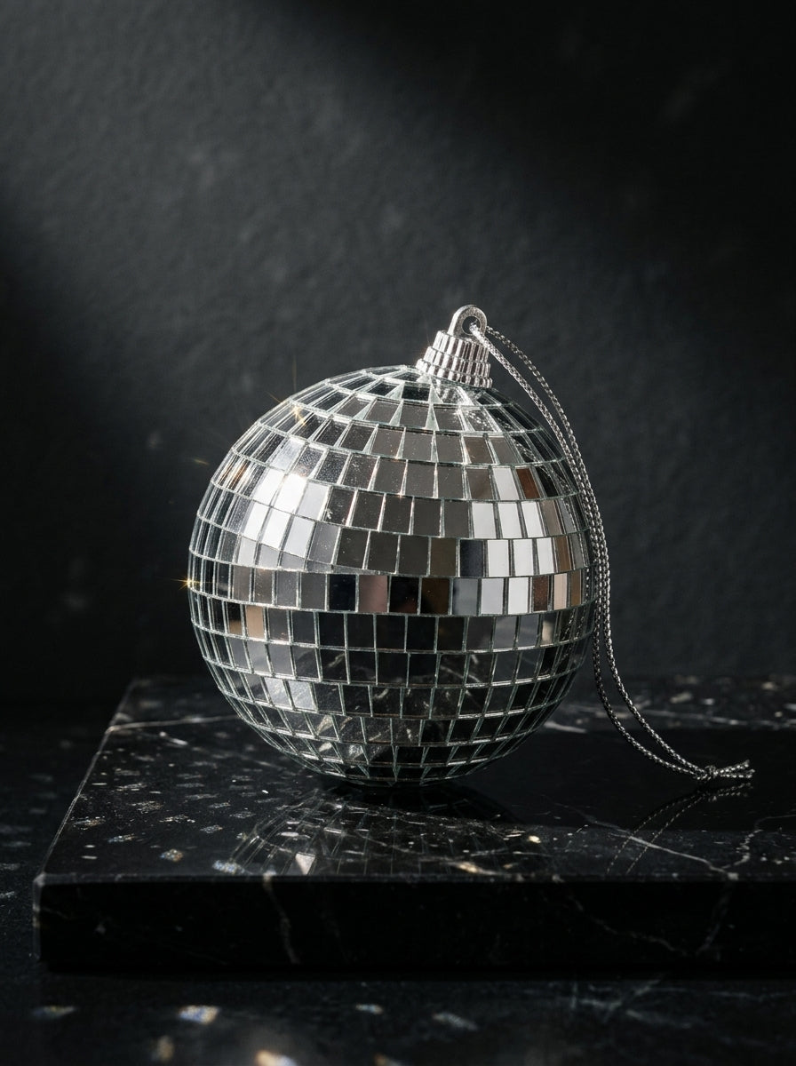 Disco Ball Aynalı Yılbaşı Ağaç Süsü - 15 CM ÇAP