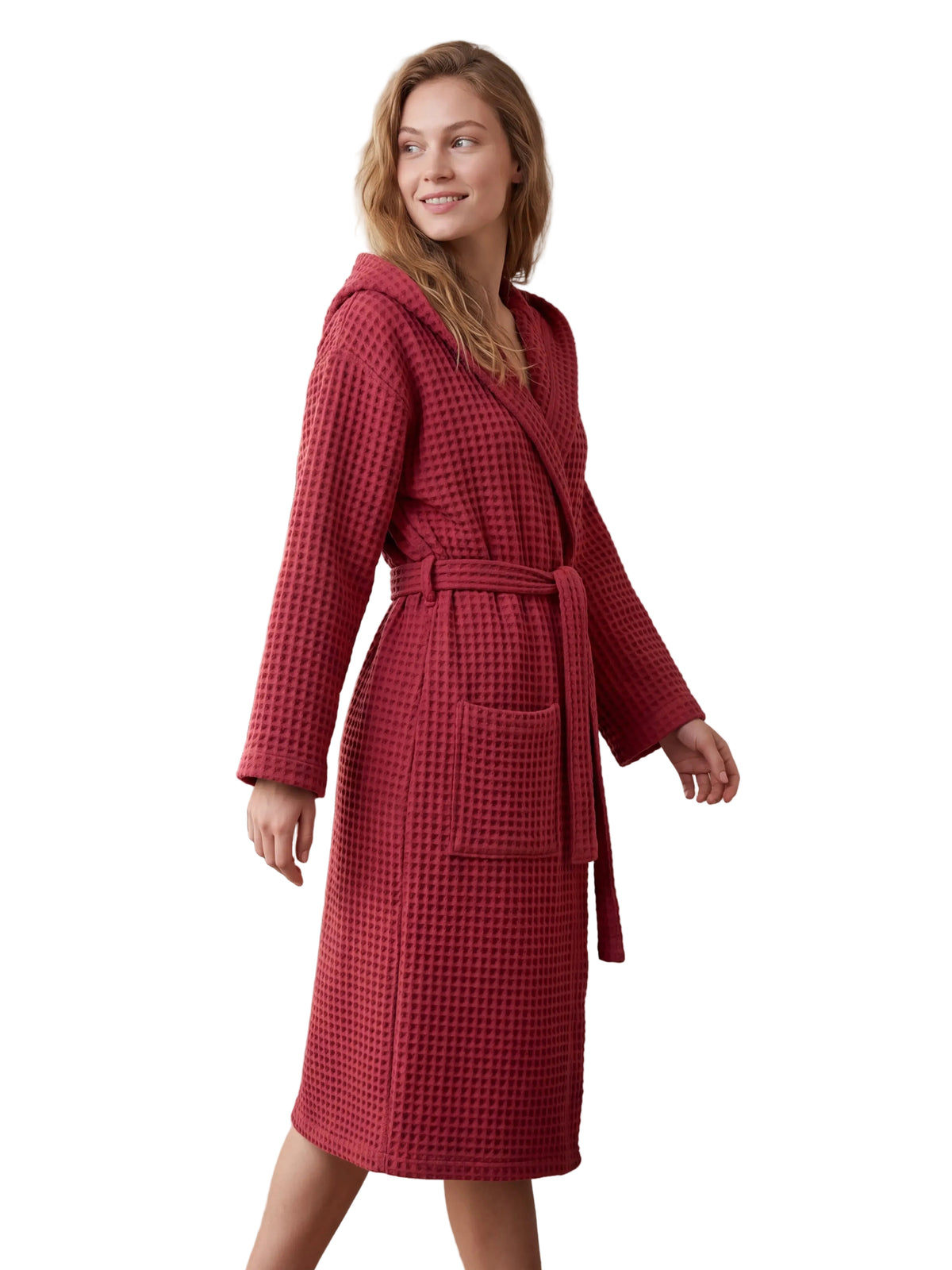 Bordo Waffle (Gofre) Bornoz
