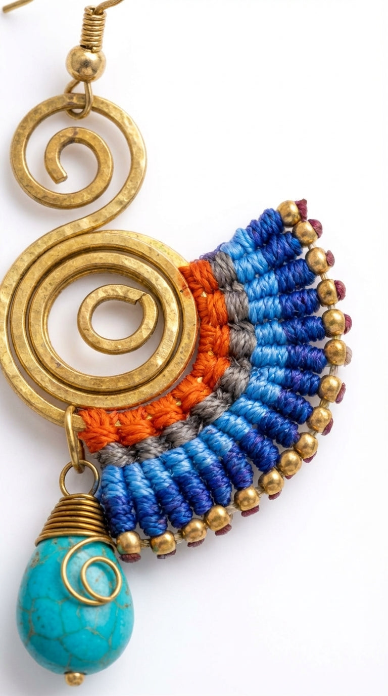 Nomad Arc Azure Küpe