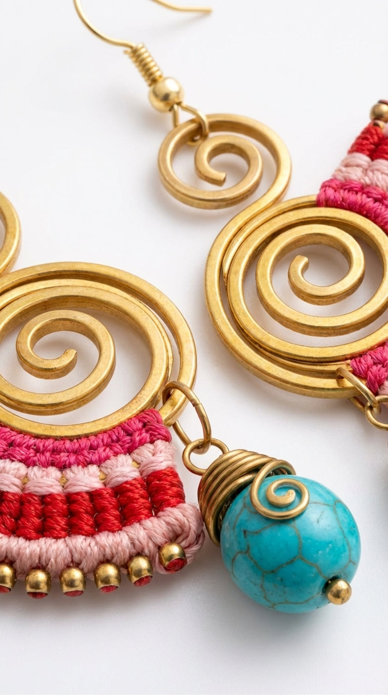 Nomad Arc Ember Earrings