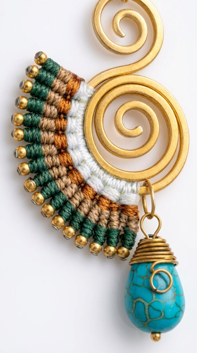 Nomad Arc Terra Earrings