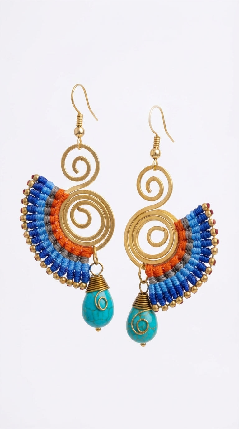 Nomad Arc Azure Küpe