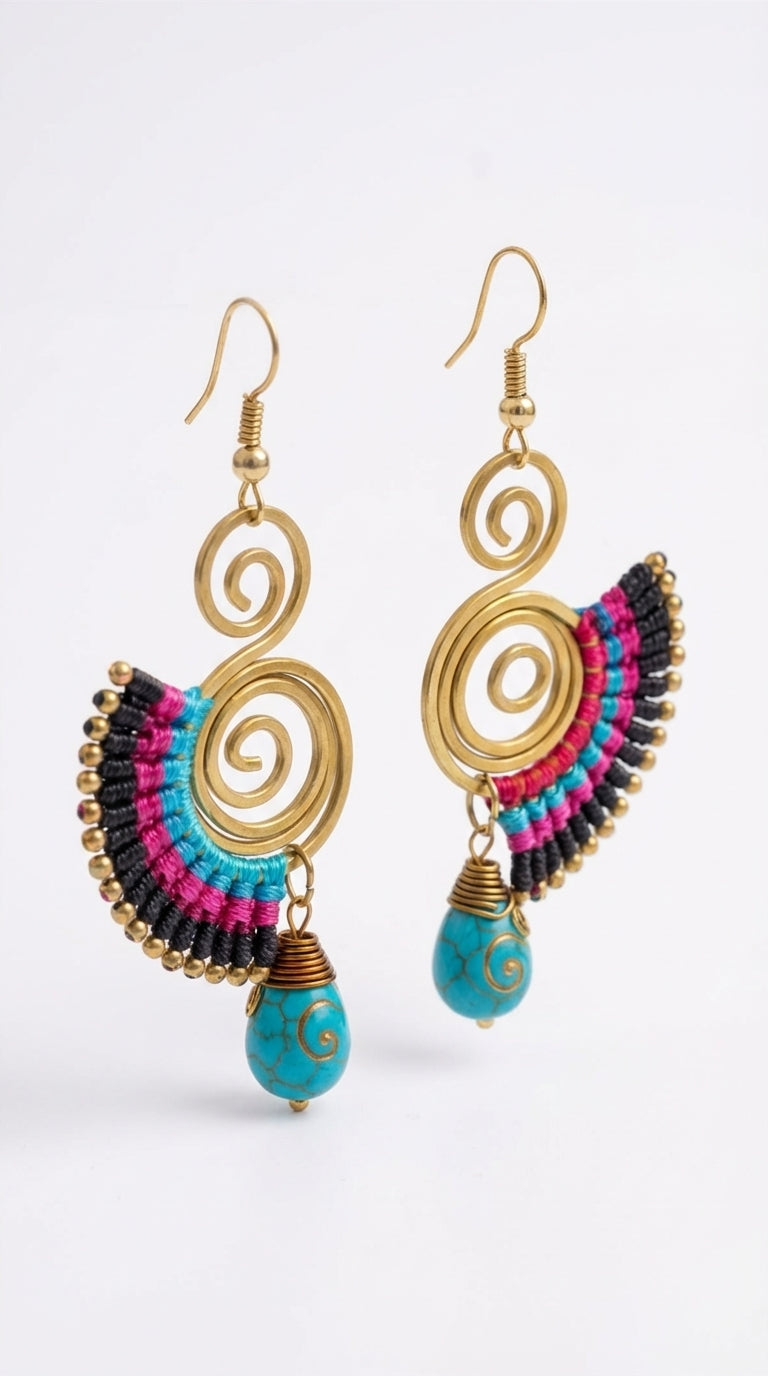 Nomad Arc Crimson Küpe