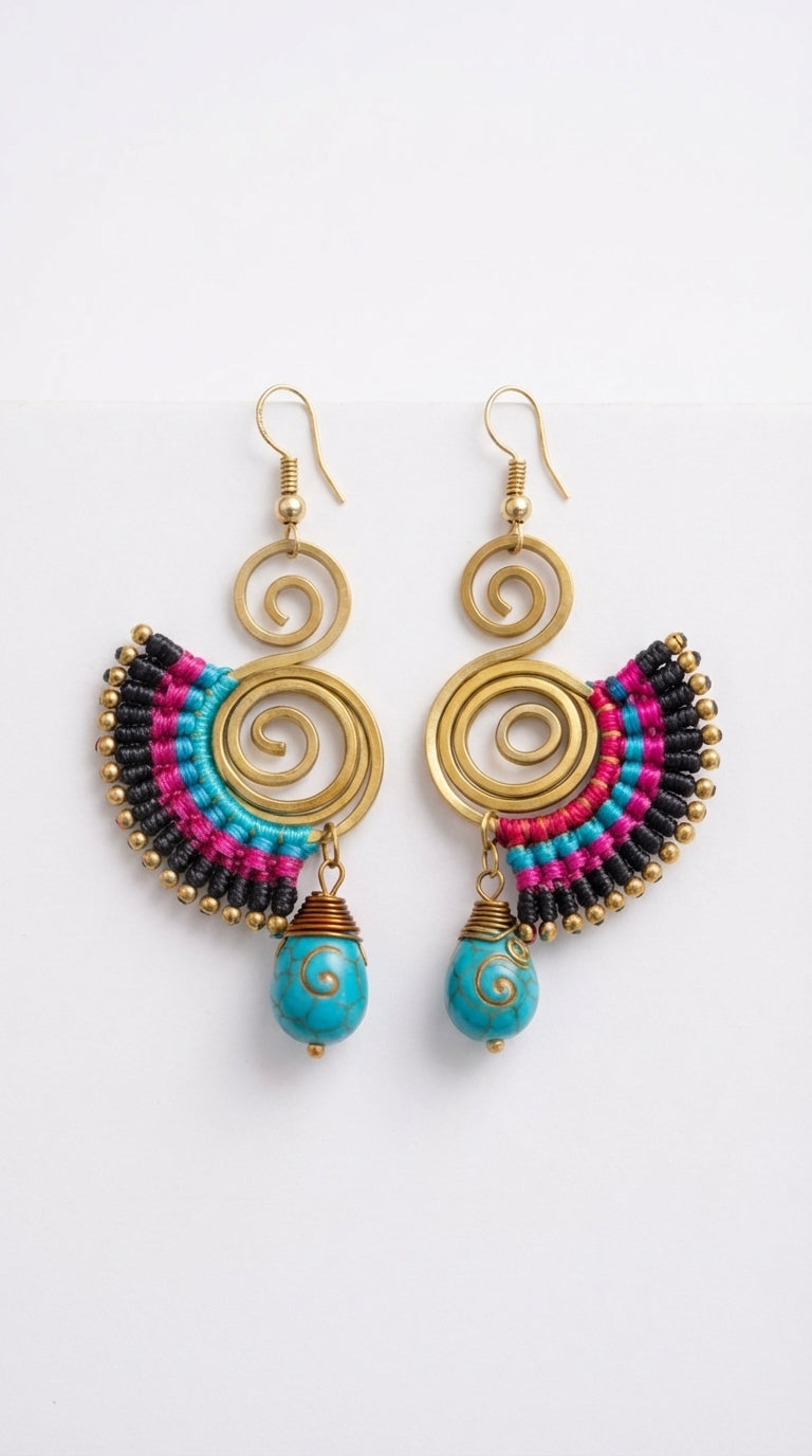 Nomad Arc Crimson Küpe