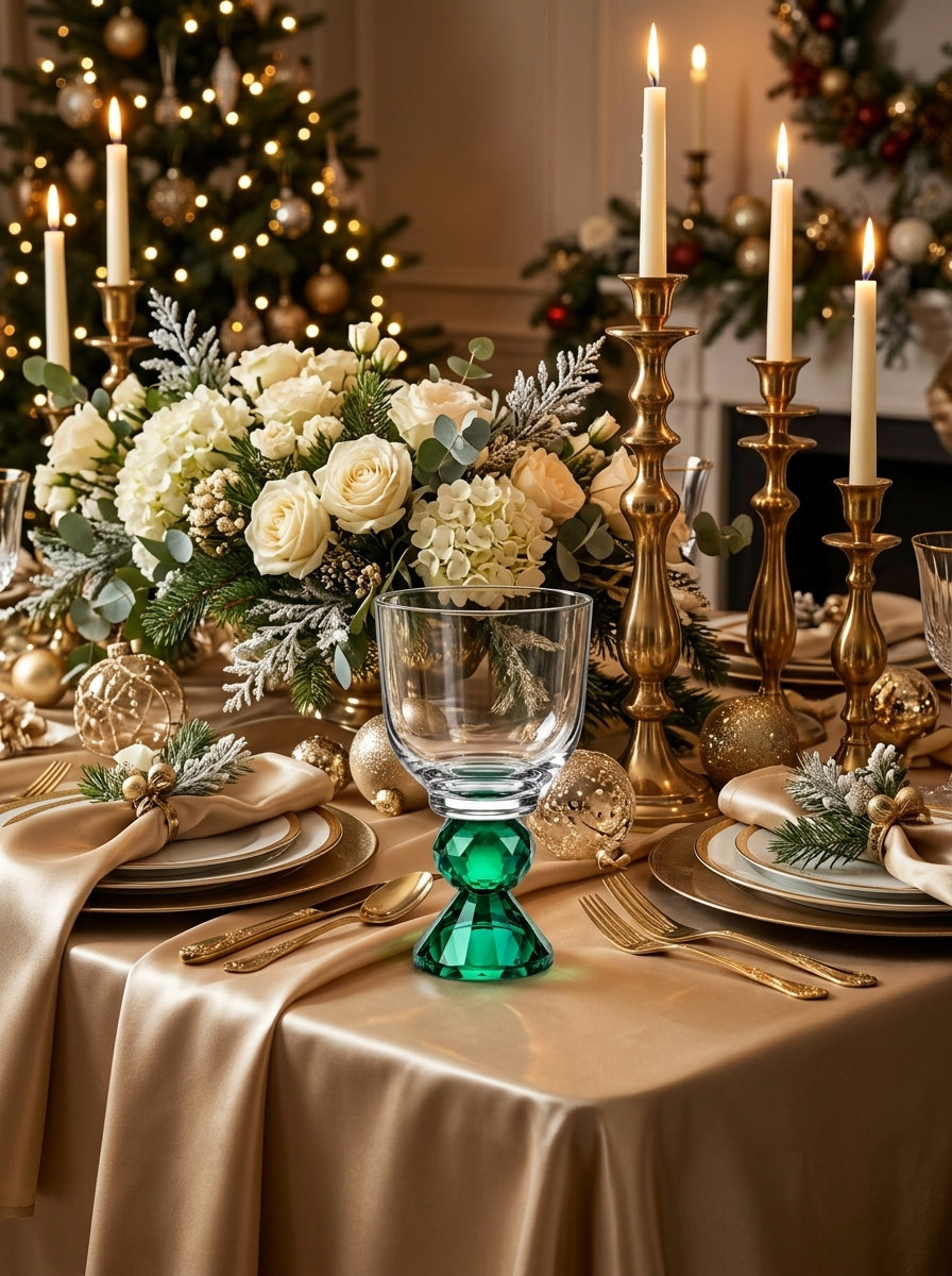 Emerald Emerald Lumi Coupe – New Year’s Crystal Glass
