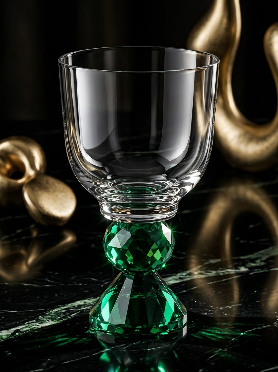 Emerald Emerald Lumi Coupe – New Year’s Crystal Glass