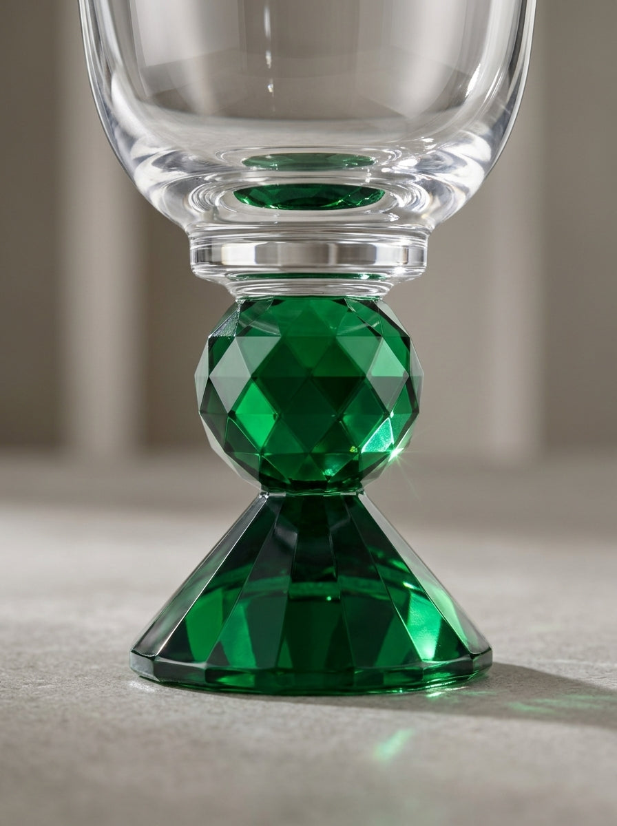 Christmas Classics – Ruby Emerald Lumi İkili Kristal Kadeh Seti