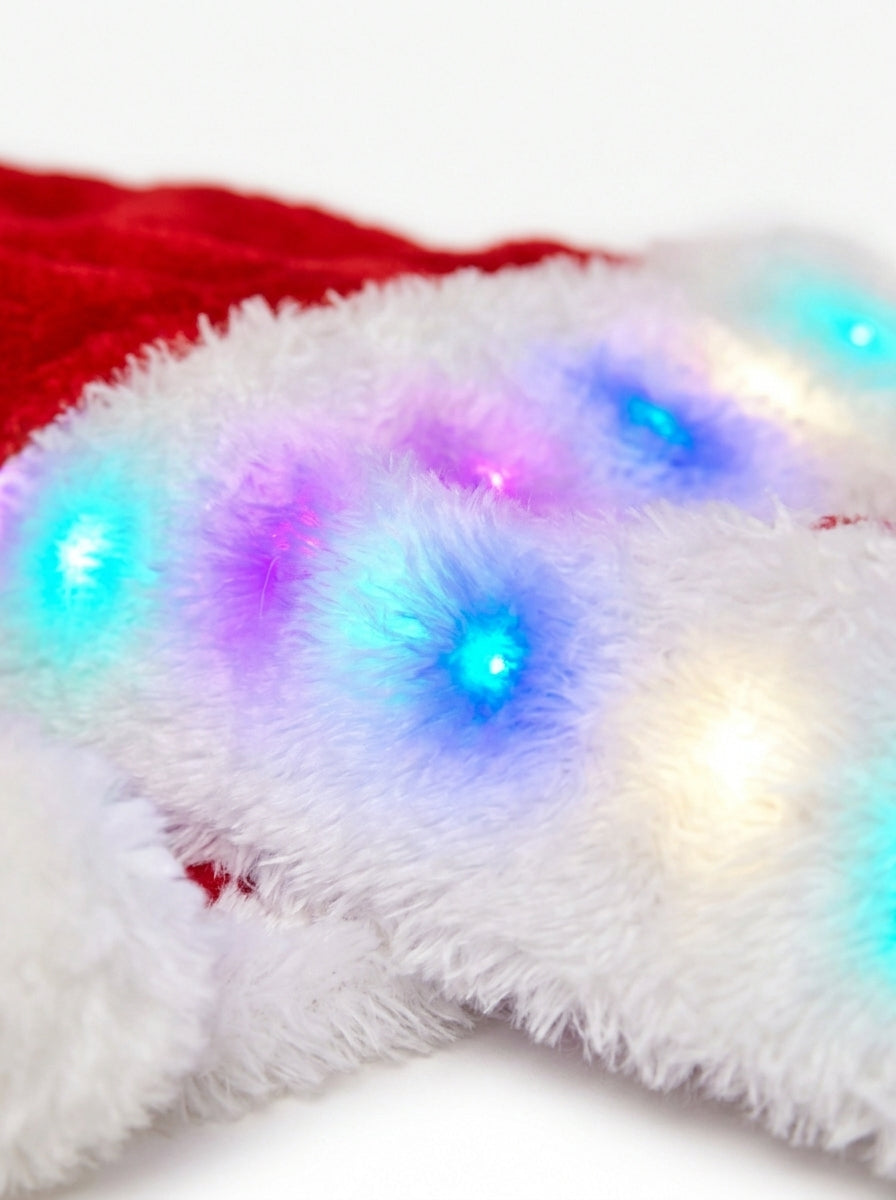 LED Işıklı Yılbaşı Noel Şapkası