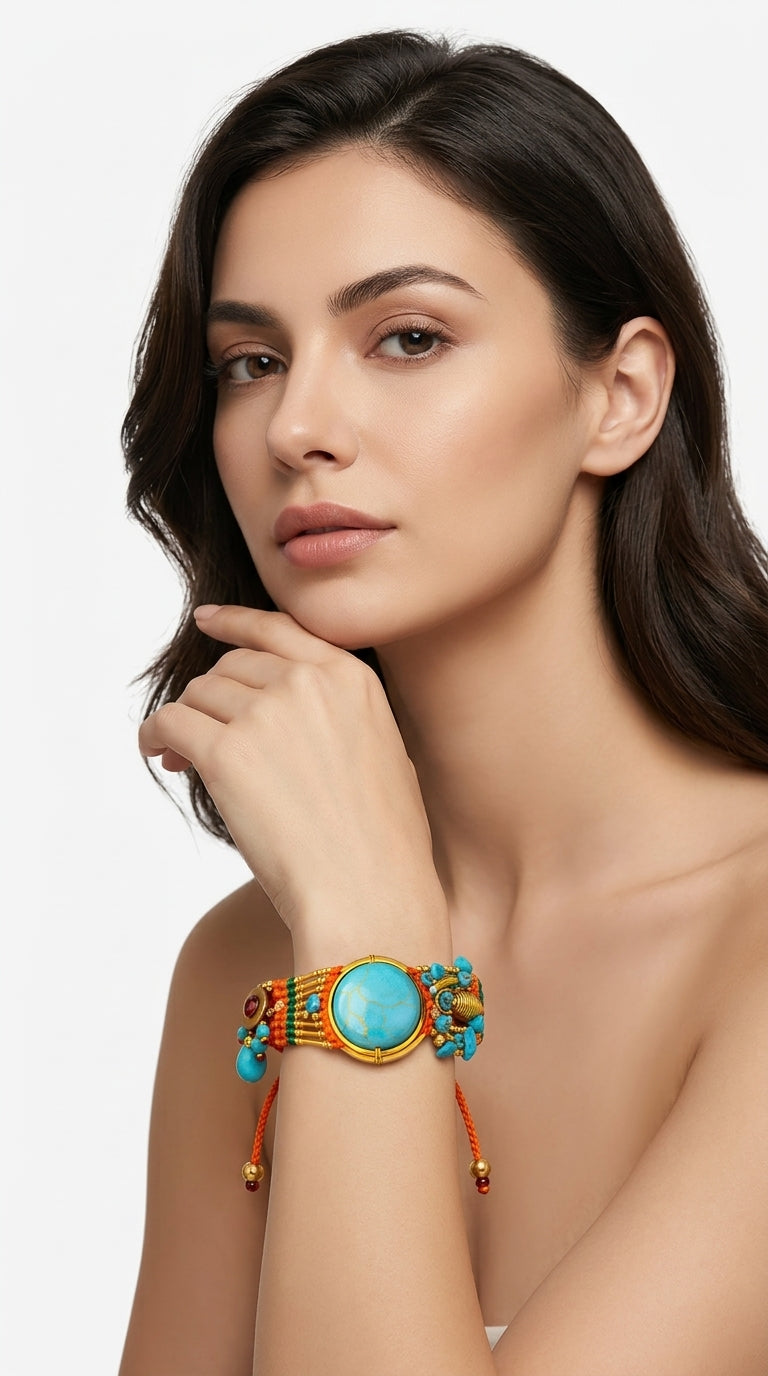 Nomad Aura Bracelet - Terra Orange