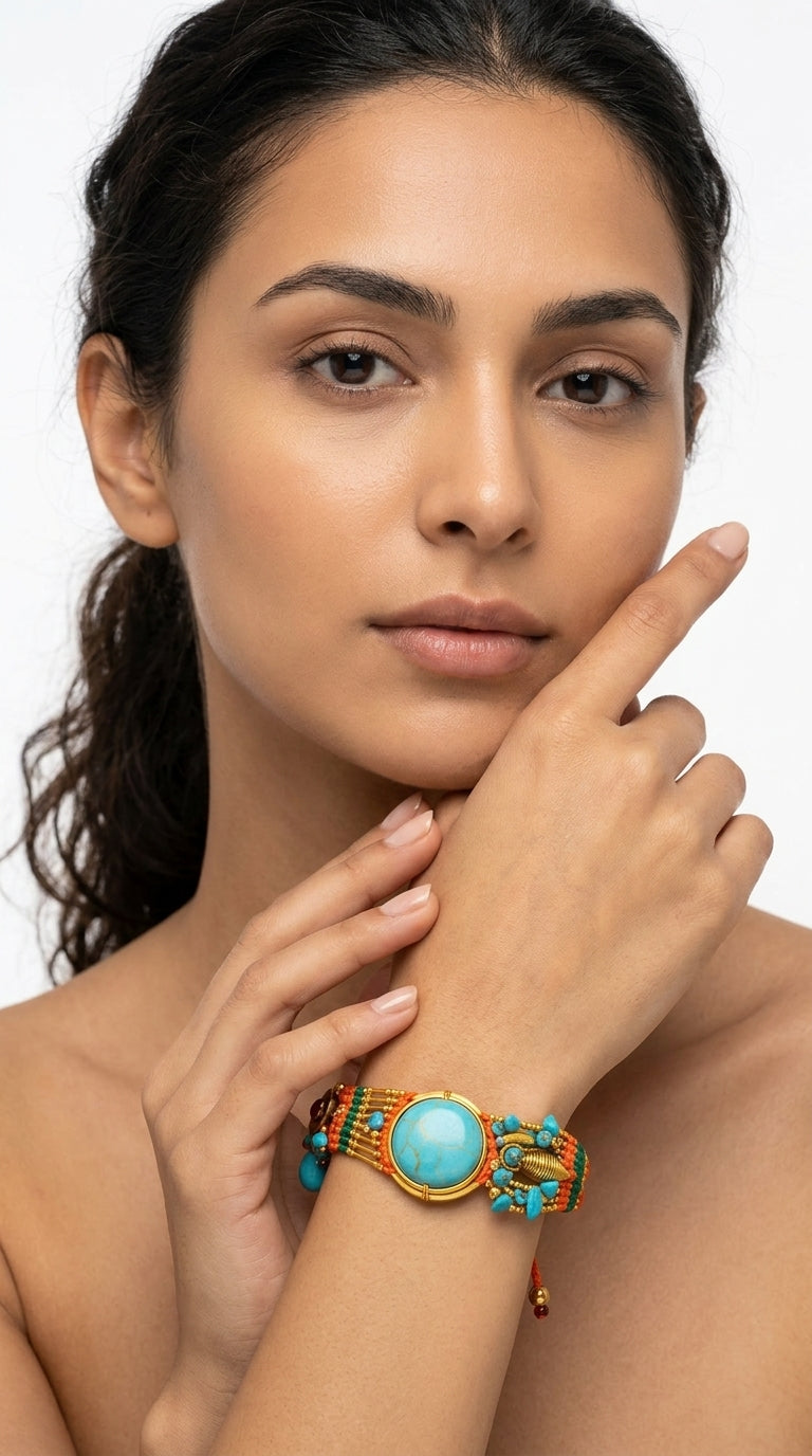 Nomad Aura Bracelet - Terra Orange