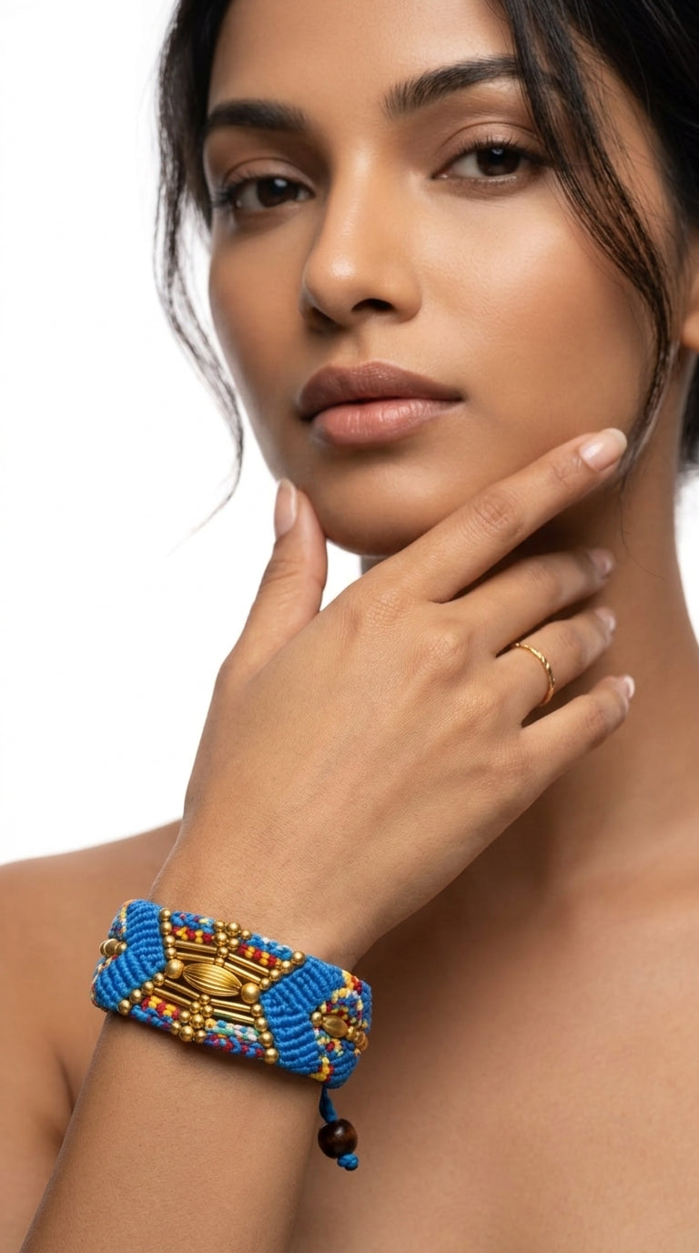 Nomad Relic Bracelet – Cobalt Blue