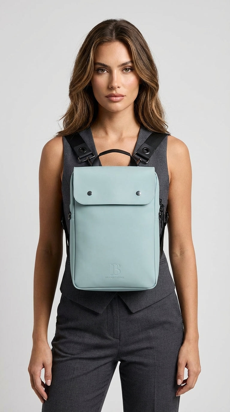 Sage Green Dock Structured Backpack