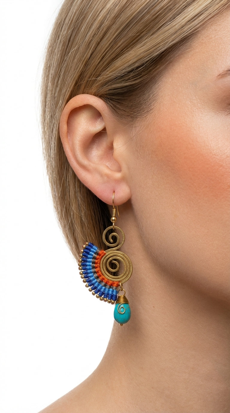 Nomad Arc Azure Küpe