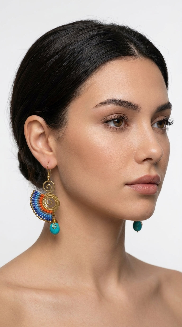 Nomad Arc Azure Küpe