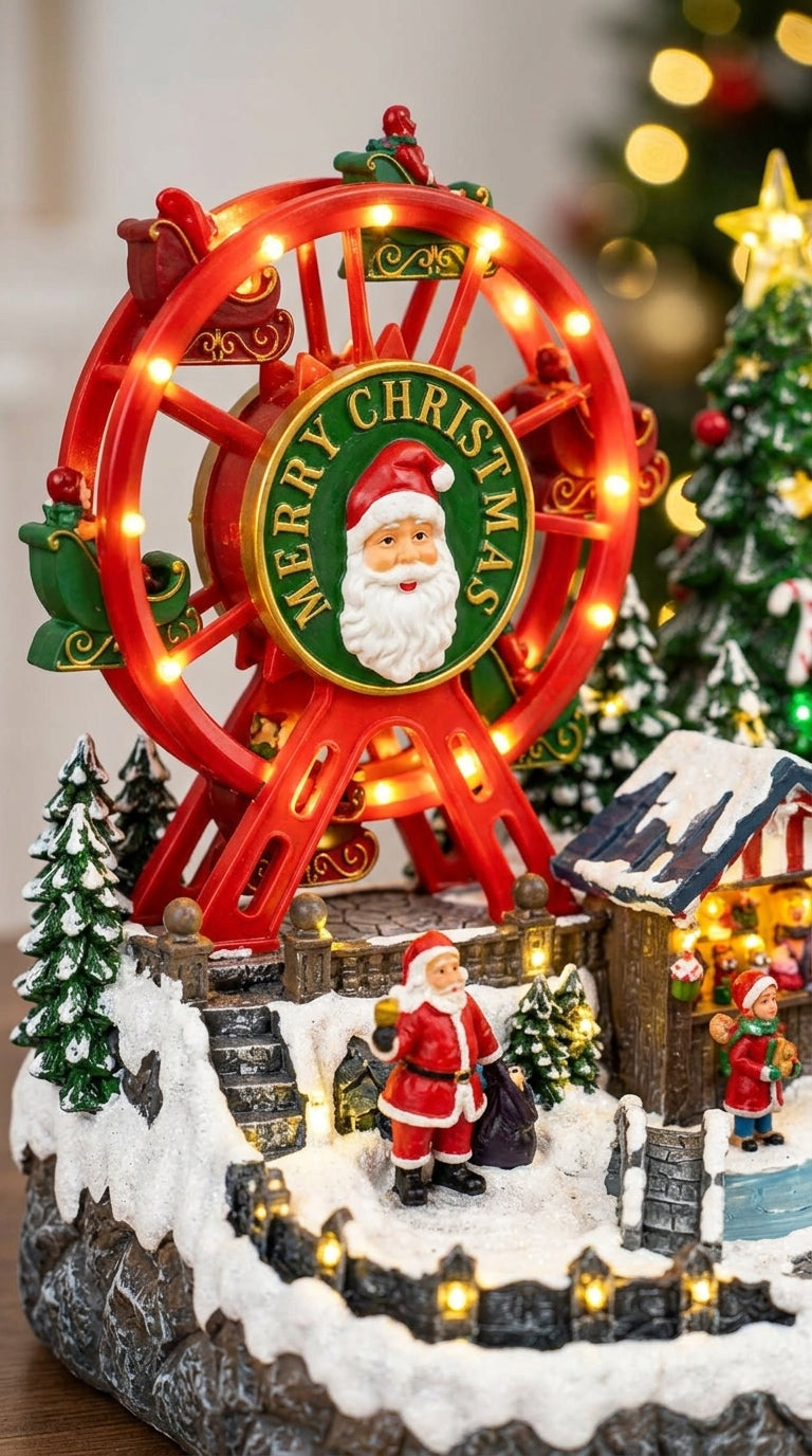 Christmas Wonderland Işıklı, Müzikli &Hareketli Yılbaşı Lunaparkı