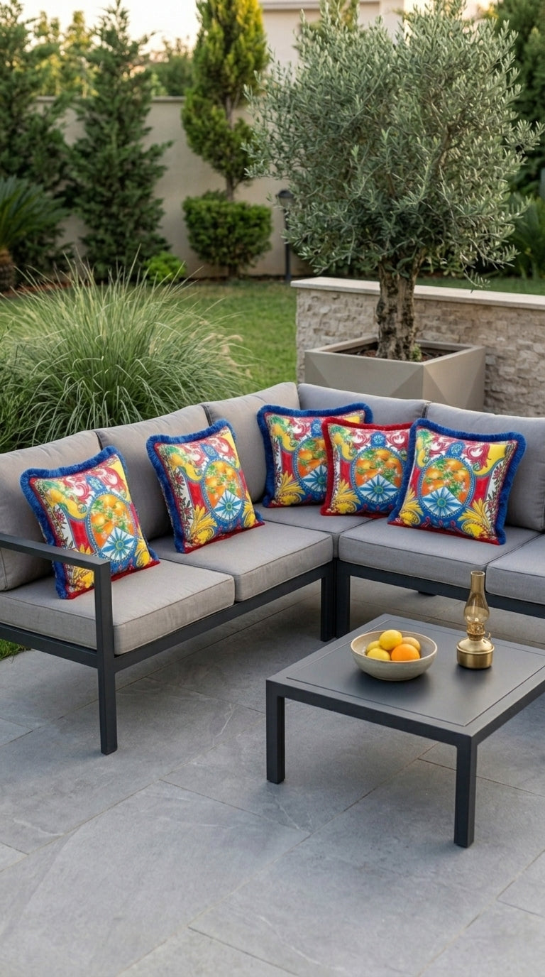 Solea Clover Azure Kırlent