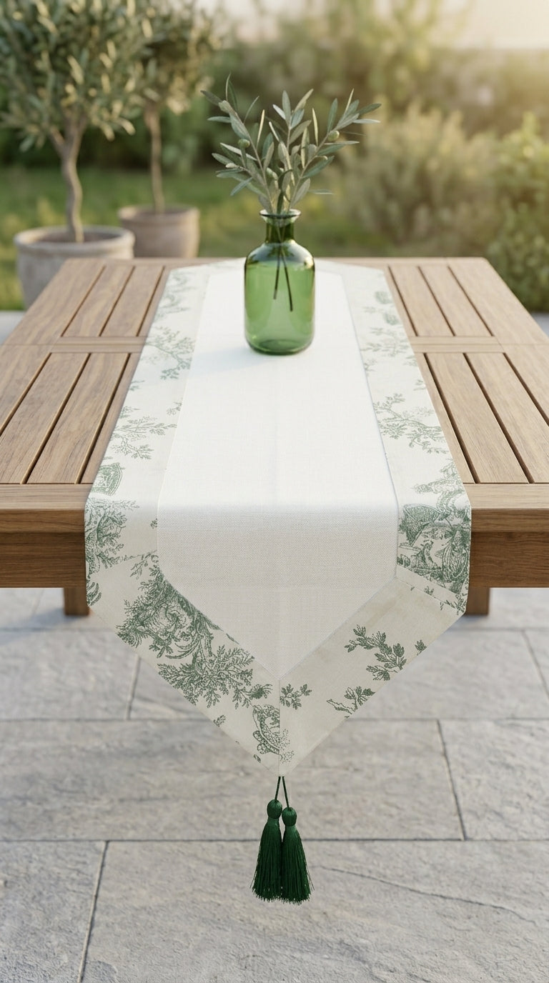 لوحة توليا الخضراء العريضة