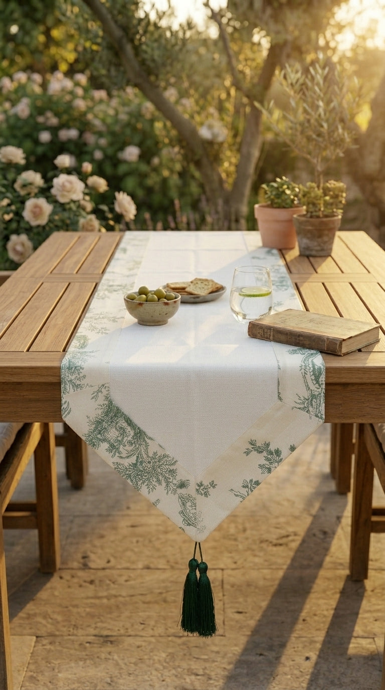 لوحة توليا الخضراء العريضة