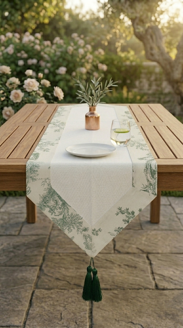 لوحة توليا الخضراء العريضة