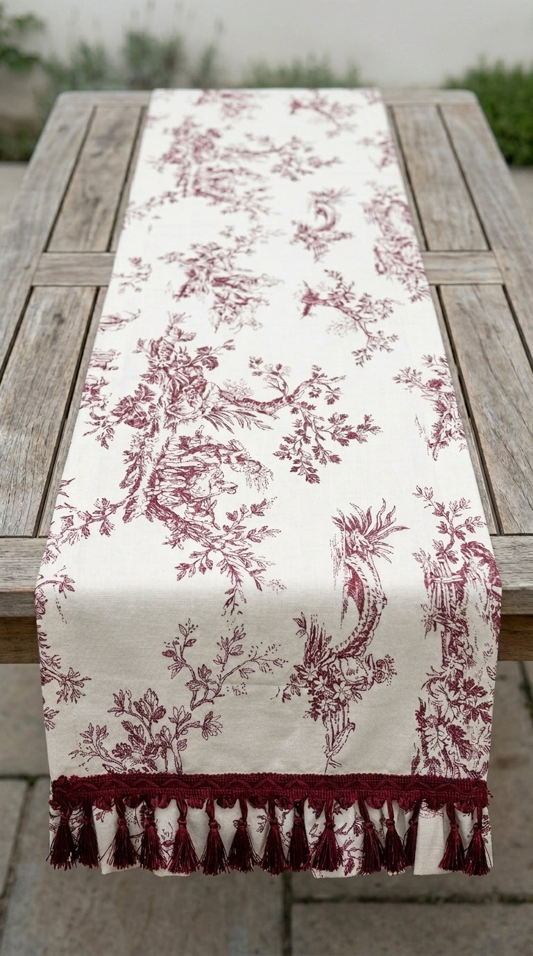 رنر بنفسجي مكشكش من التويل