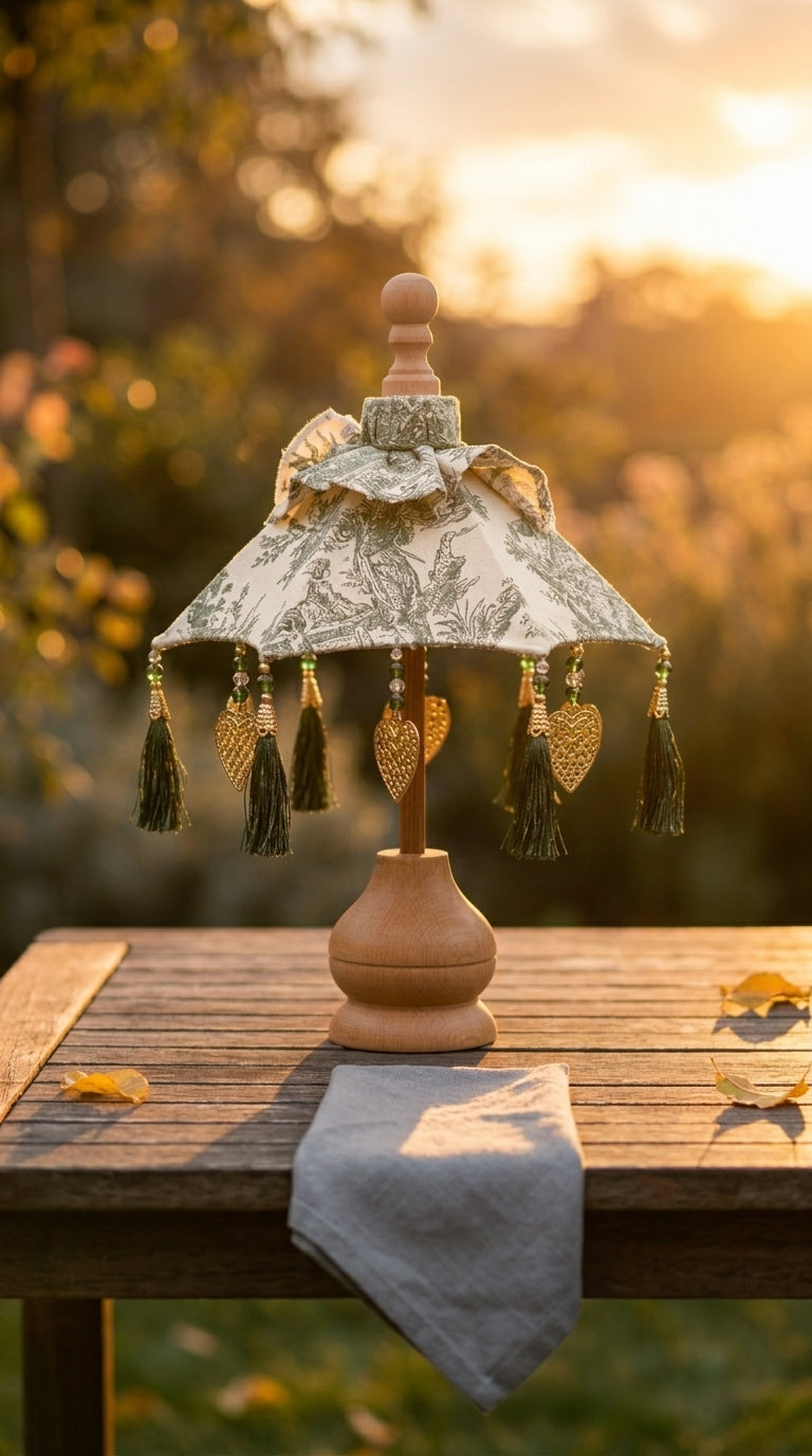 مظلة بالي صغيرة خضراء Toile Verde