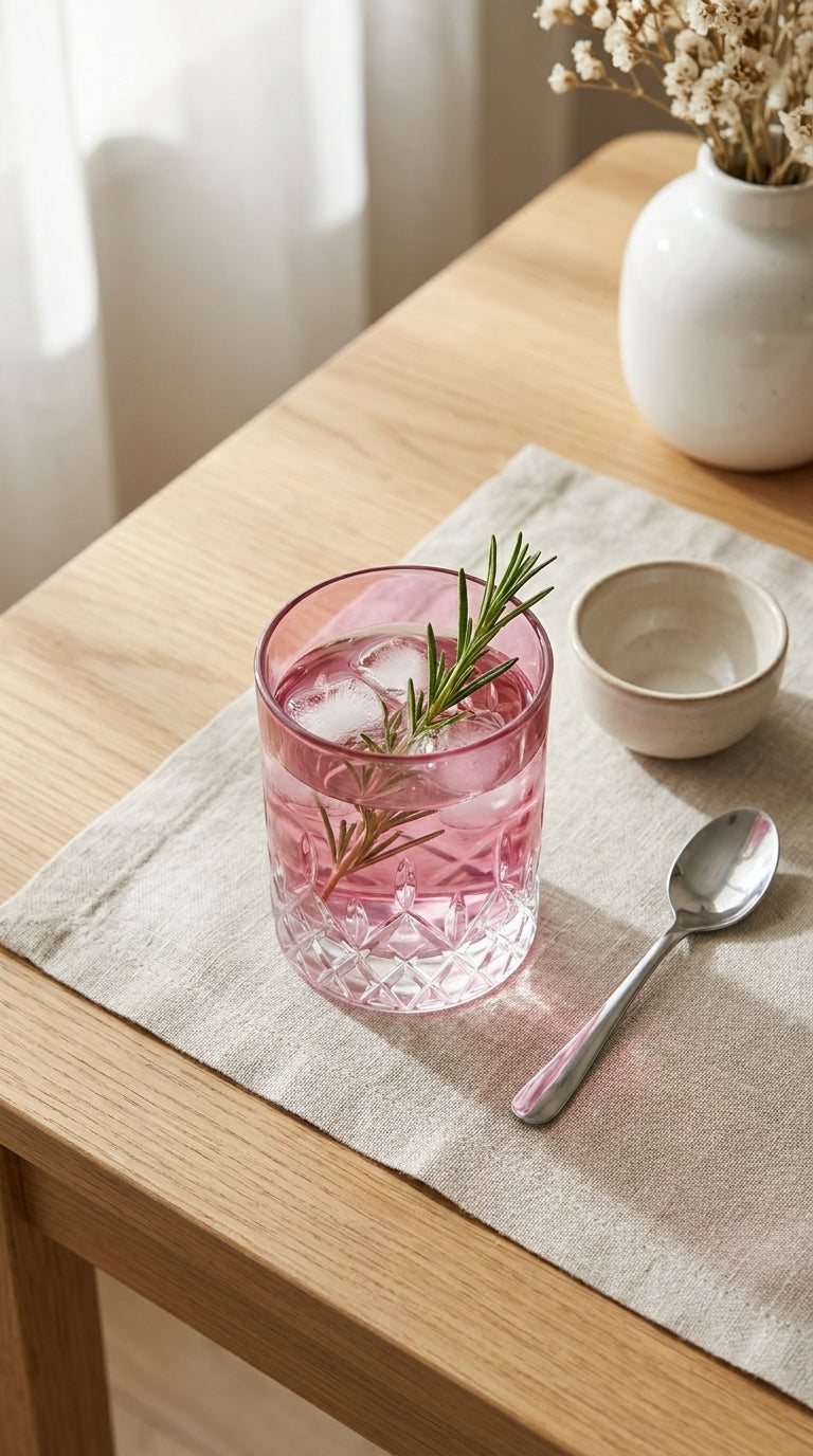 Celeste Viski Bardağı- Rose Quartz