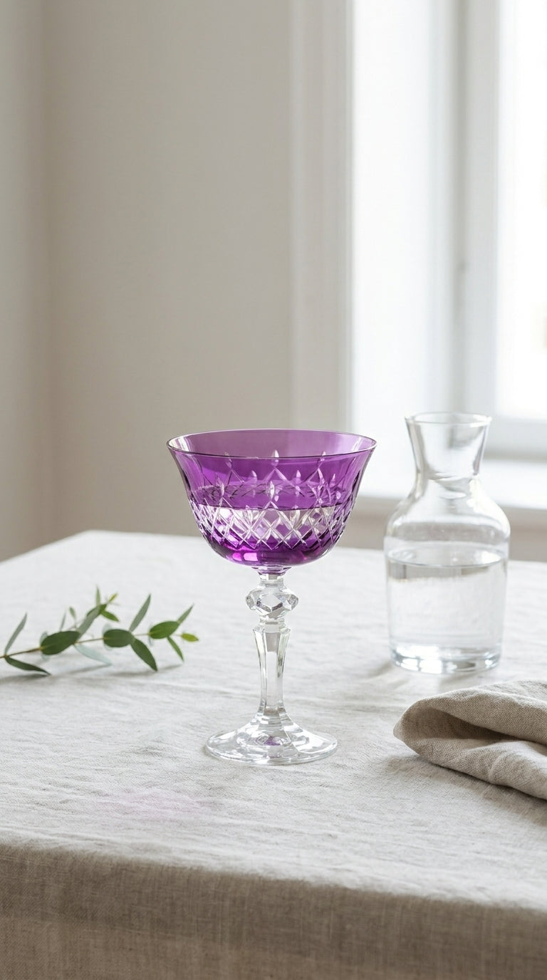 Celeste Coupe Kadehi- Amethyst