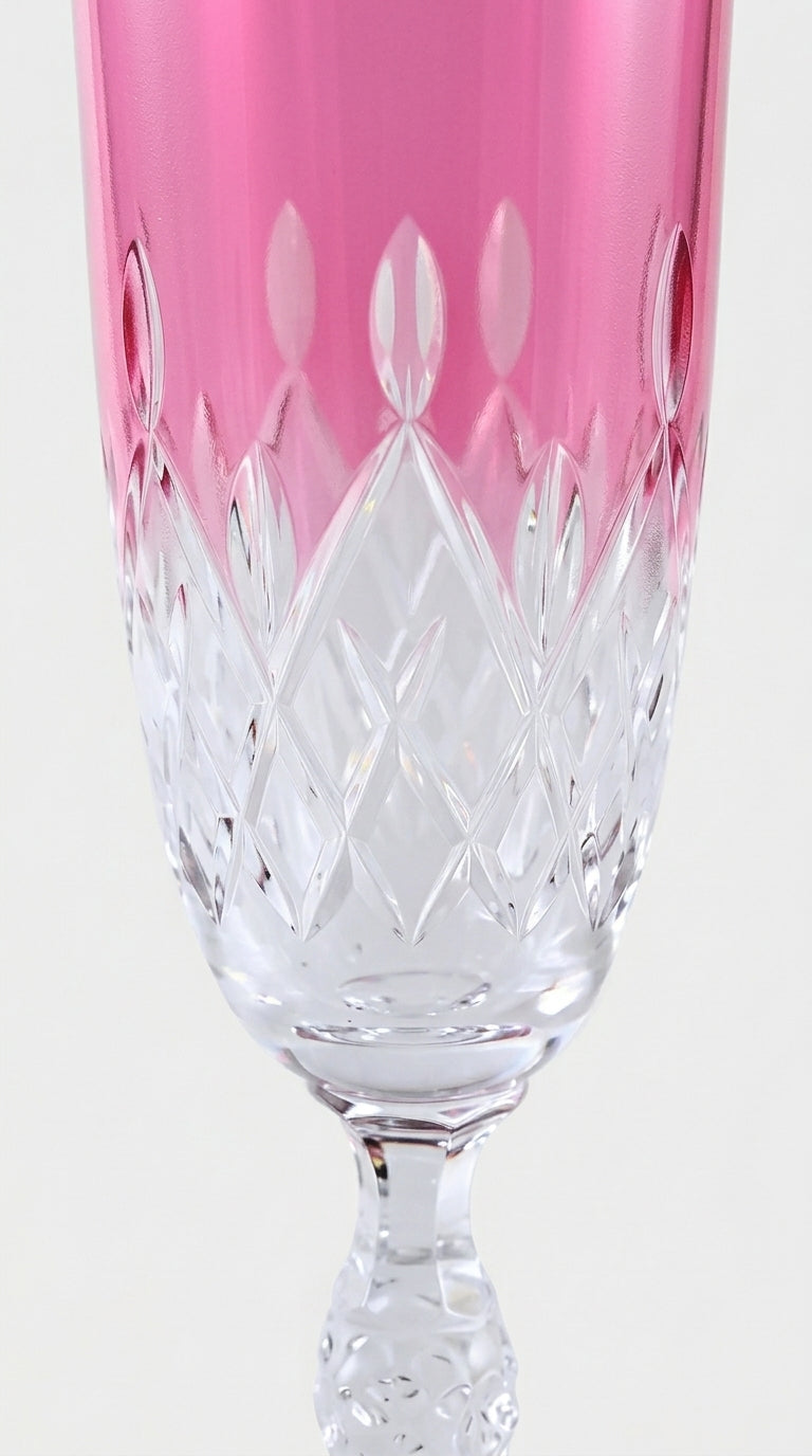 Celeste Flüt Şampanya Kadehi- Rose Quartz