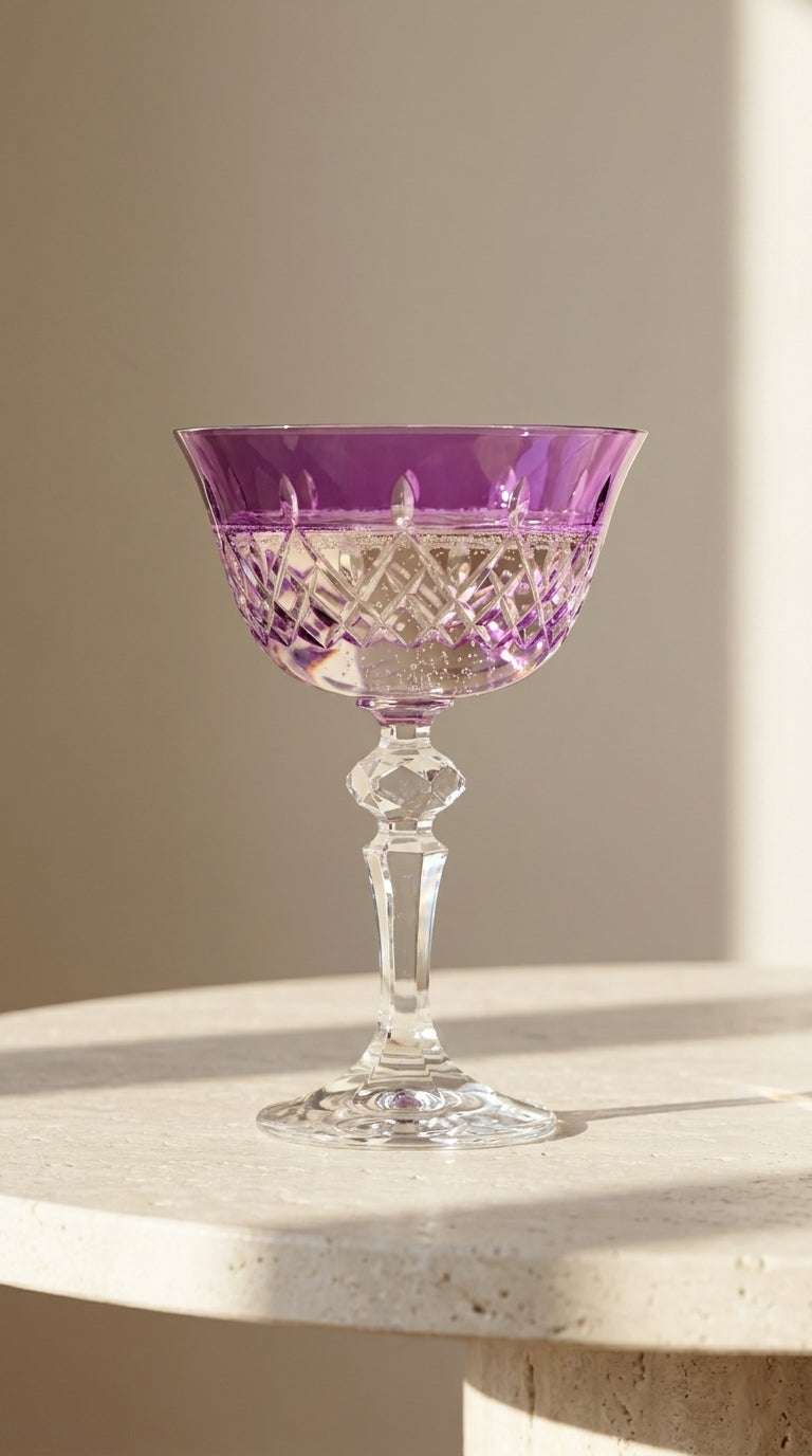 Celeste Coupe Kadehi- Amethyst