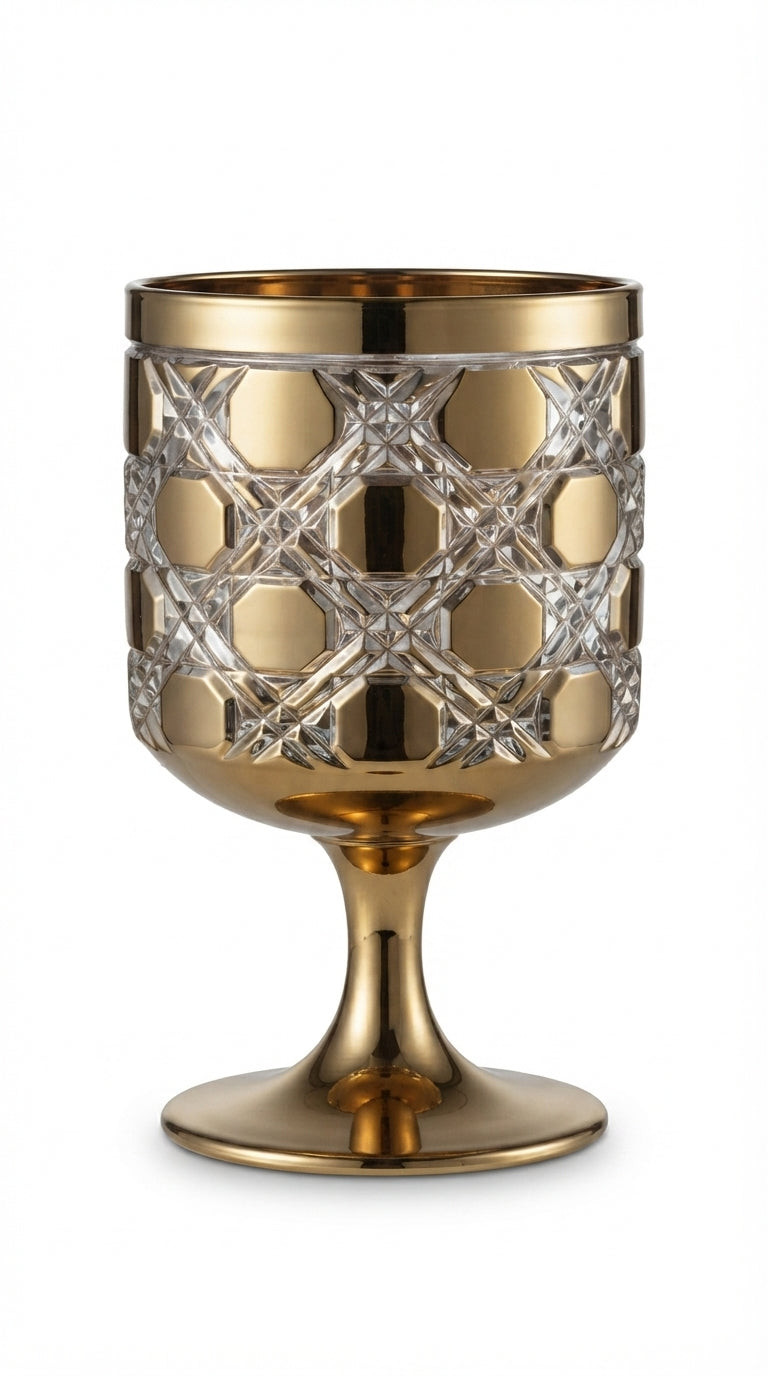 Eclat Halo Gold Kristal Kadeh 270 cc