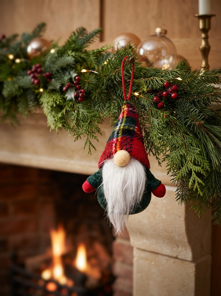 Highland Gnome Yılbaşı Ağaç Süsü - 15 CM