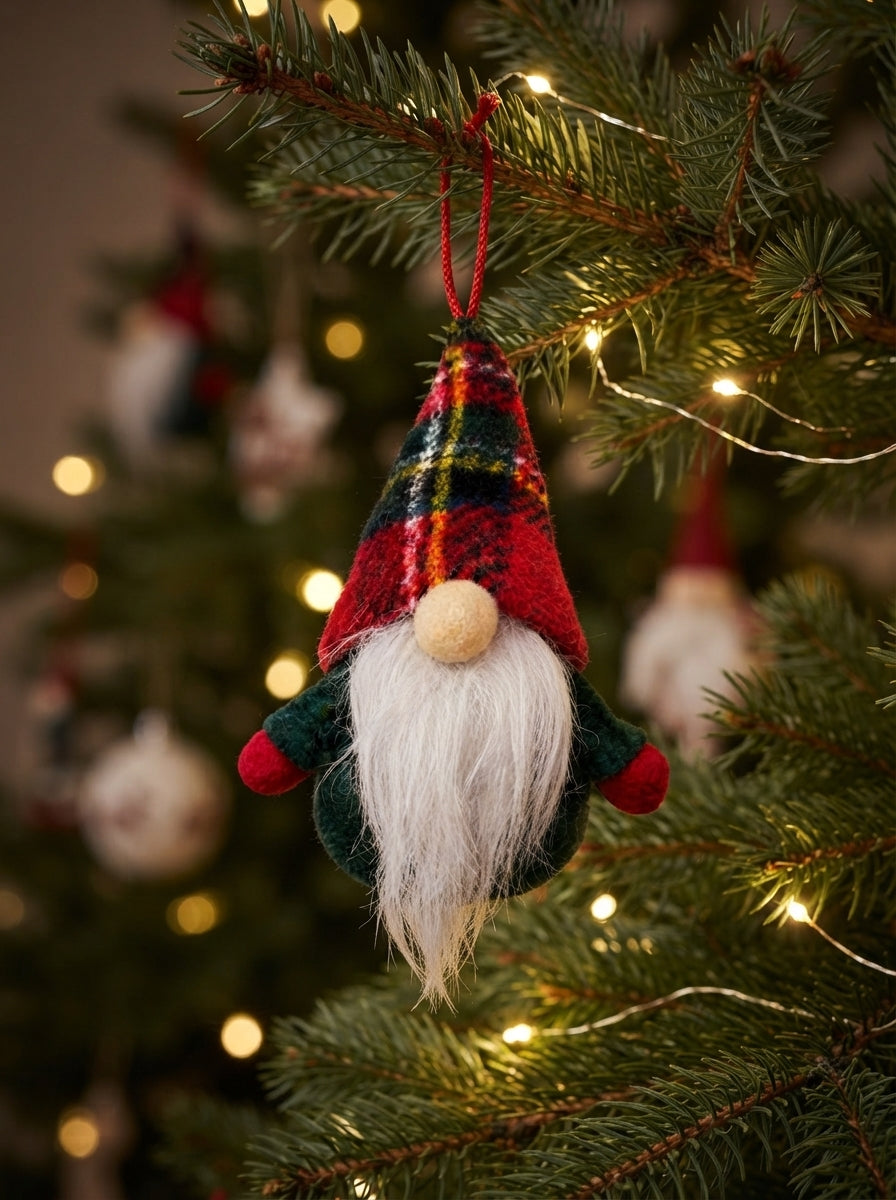 Highland Gnome Yılbaşı Ağaç Süsü - 15 CM