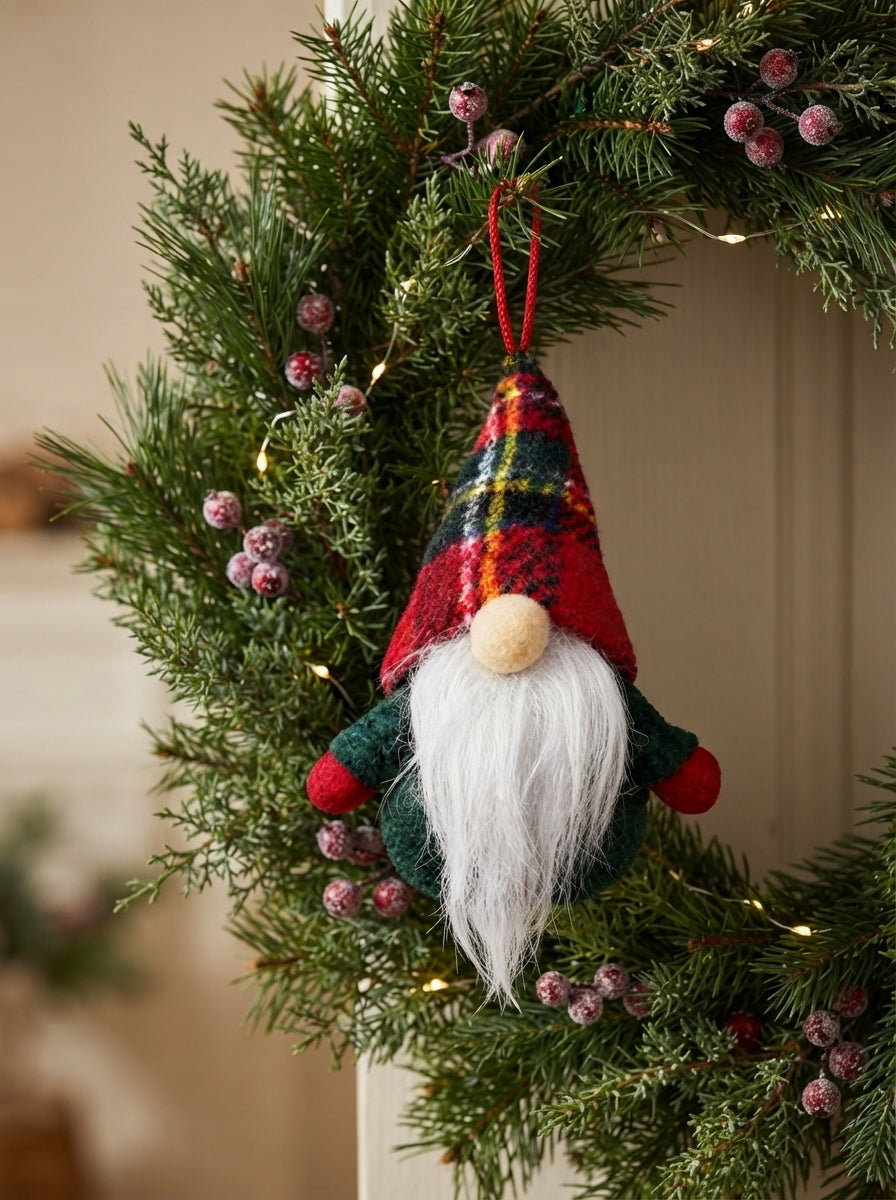 Highland Gnome Yılbaşı Ağaç Süsü - 15 CM