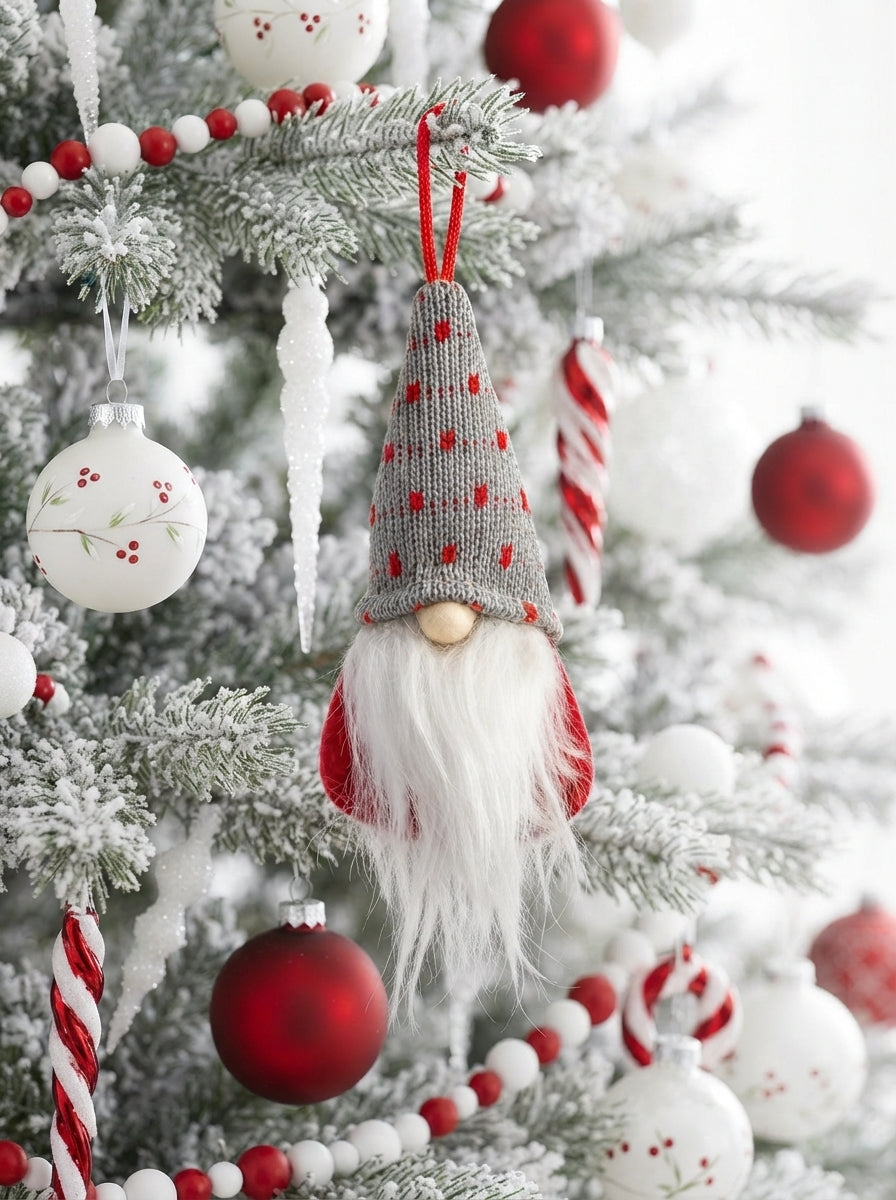 Nordic Heart Christmas Gnome Peluş Yılbaşı Ağaç Süsü