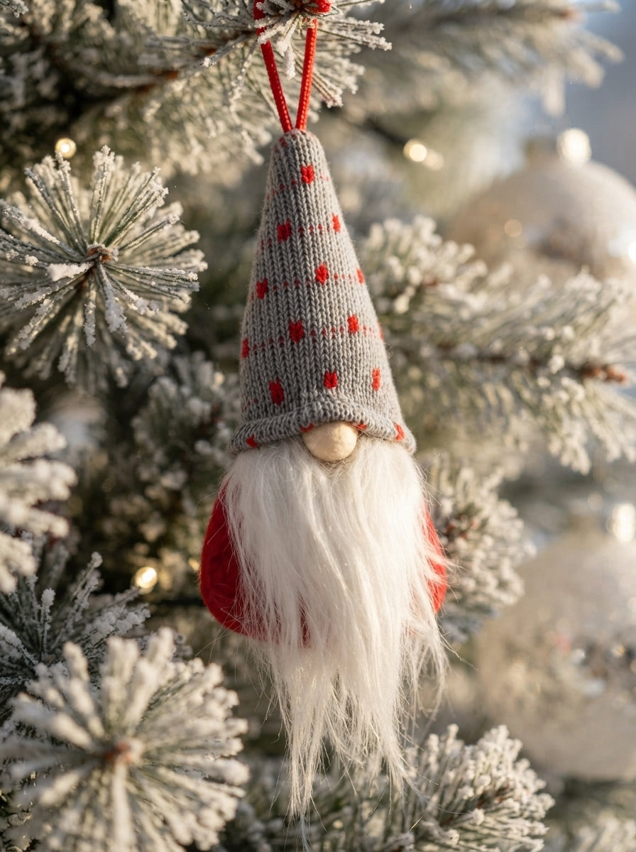 Nordic Heart Christmas Gnome Peluş Yılbaşı Ağaç Süsü