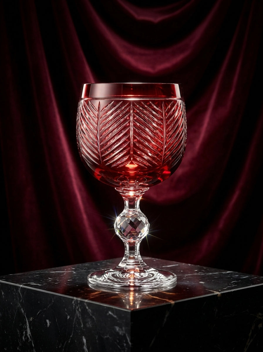 Vetro Crystal Ruby Mini Kadeh 150 cc