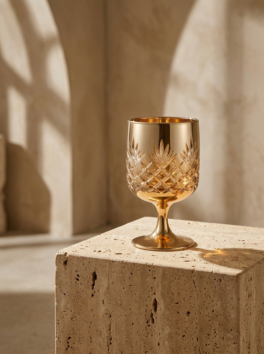 Eclat Arc Gold Kristal Kadeh 270 cc