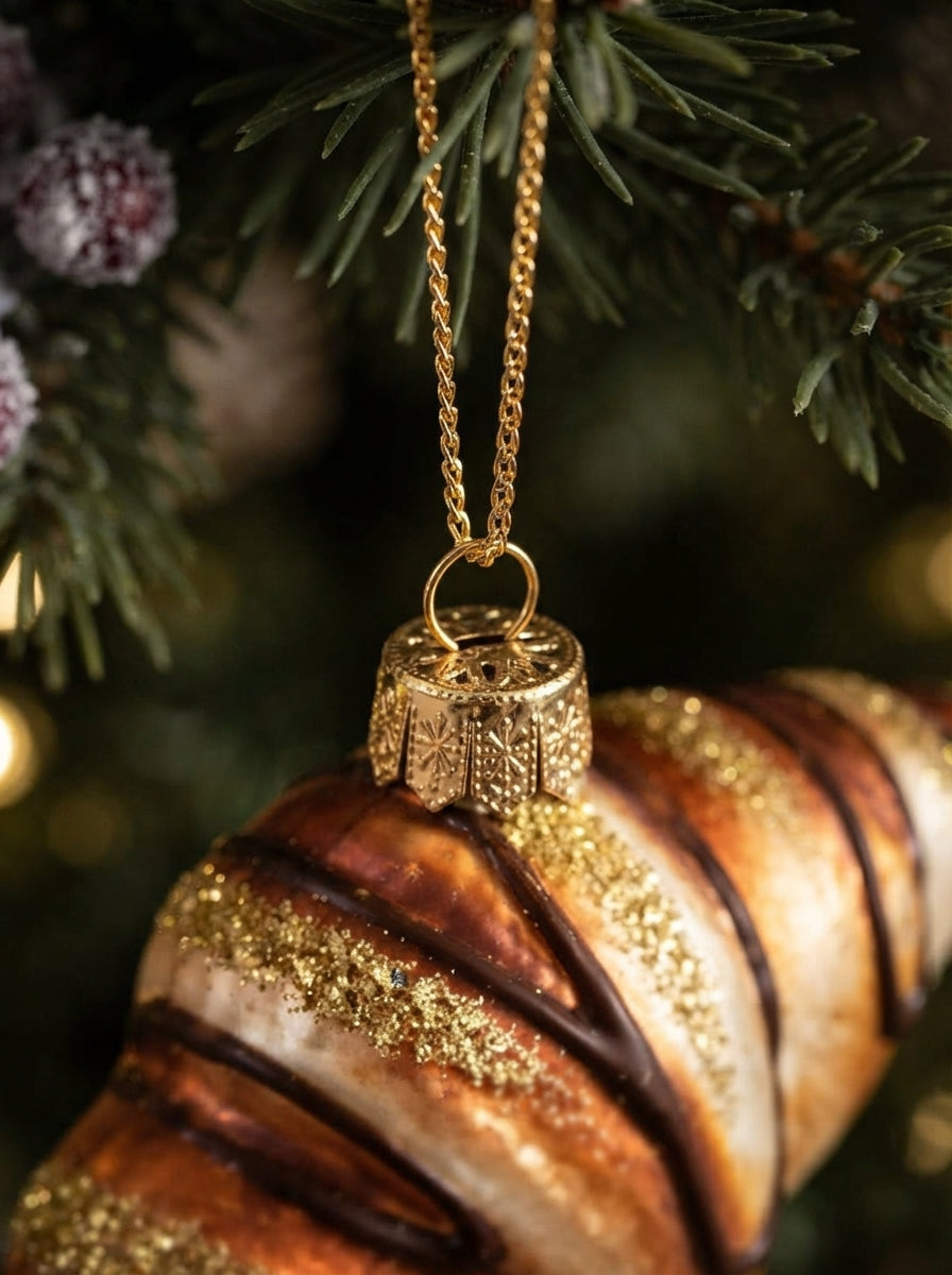 Golden Croissant Yılbaşı Ağaç Süsü