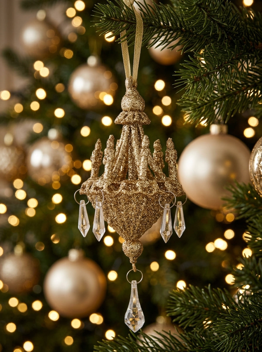 Crystal Chandelier Yılbaşı Ağaç Süsü