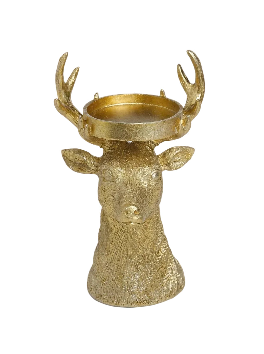 Golden Reindeer Yılbaşı Mumluğu