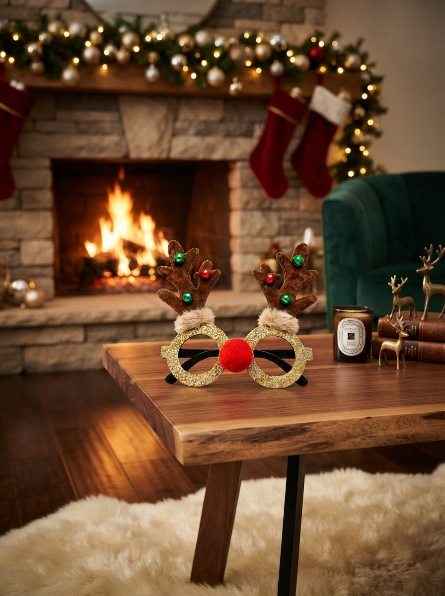 Rudolph Sparkle Christmas Geyik Gözlüğü
