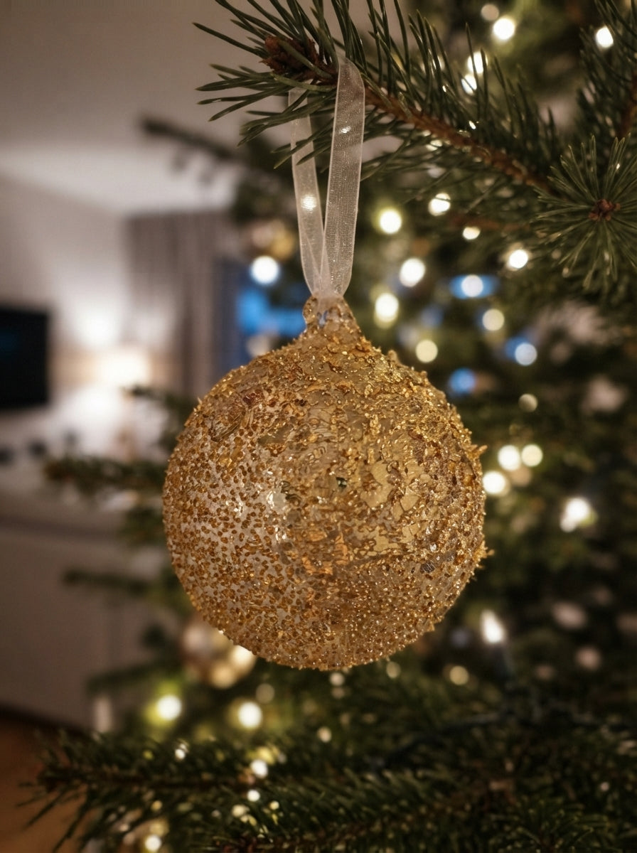 Golden Lace Yılbaşı Ağaç Süsü 12 - CM