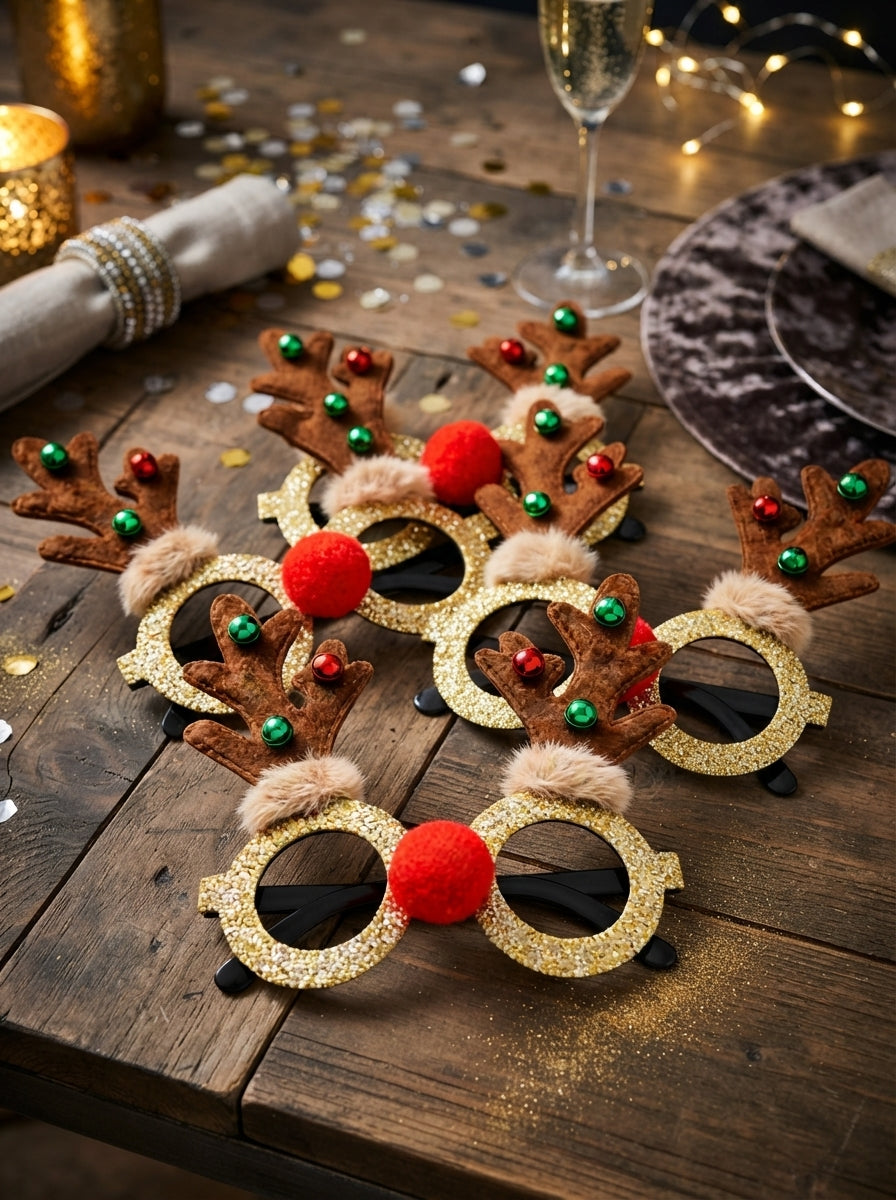 Rudolph Sparkle Christmas Geyik Gözlüğü