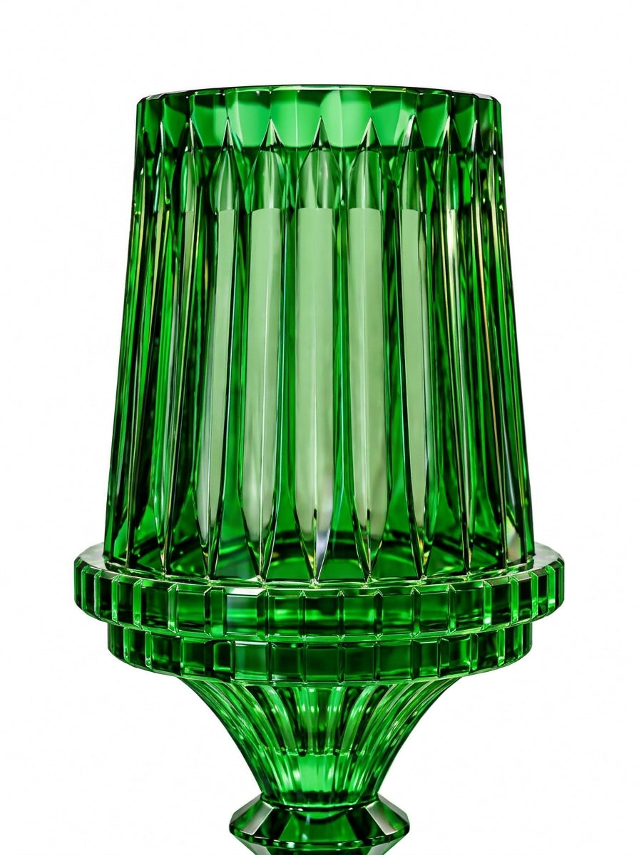 Yeşil Kristal Şamdan - 36 CM