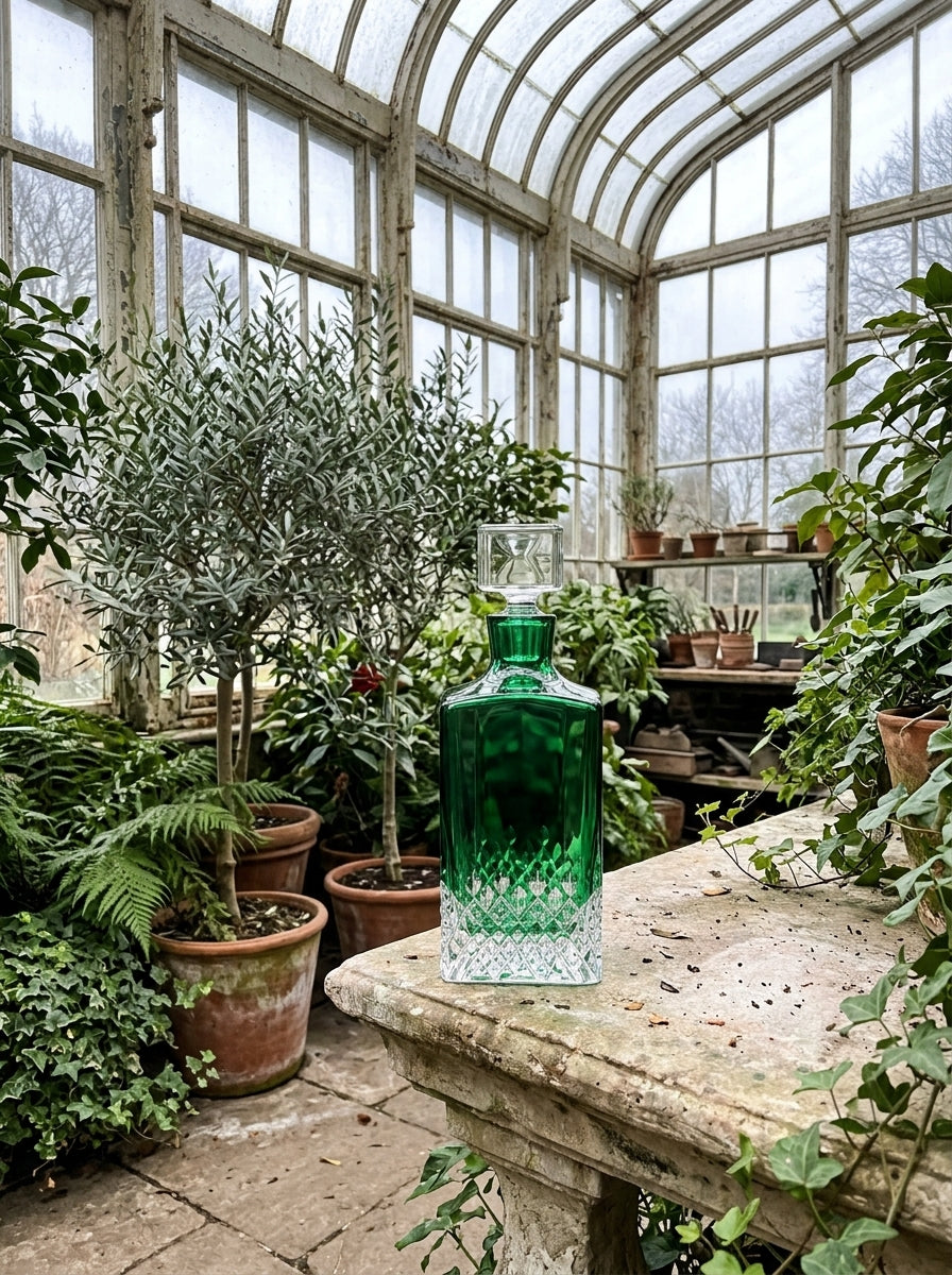 Emerald Royale Kare Kristal Şişe
