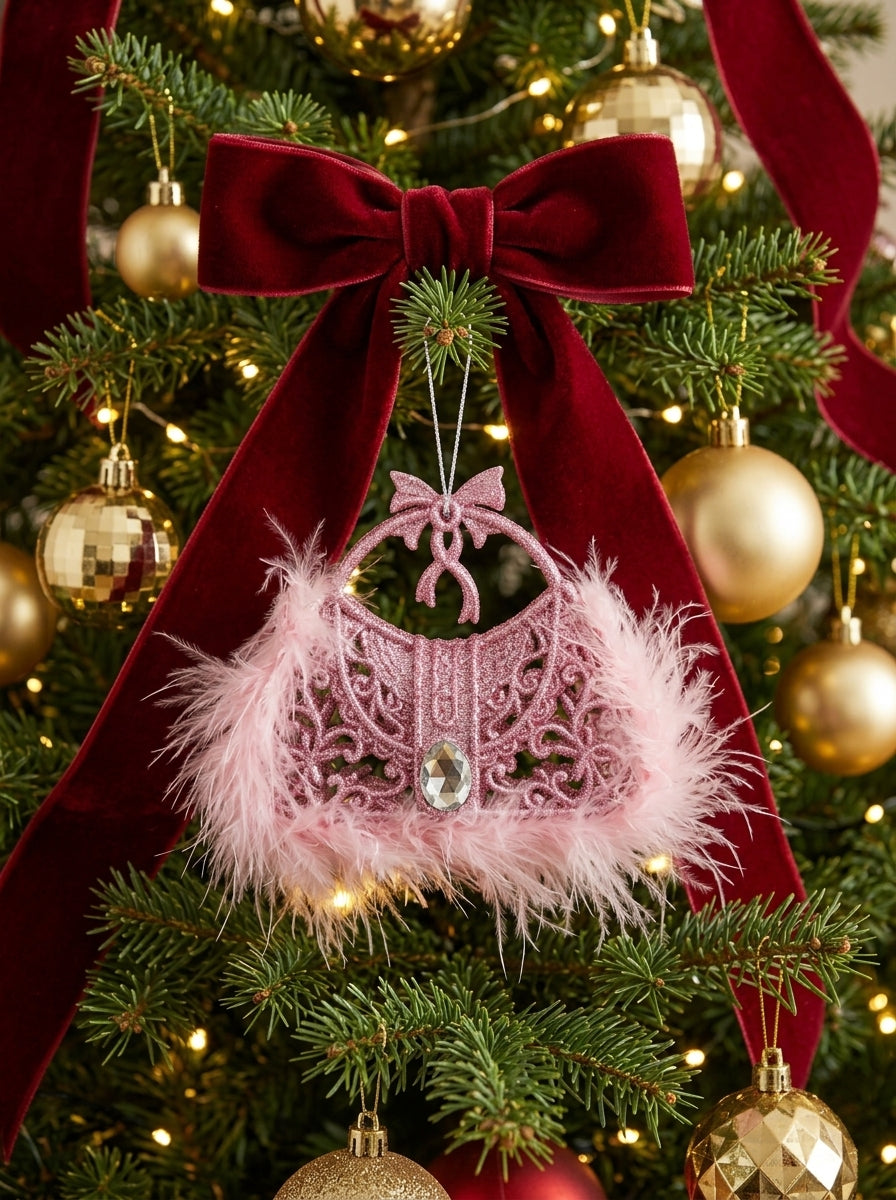Pink Glam Bag Yılbaşı Ağacı Süsü