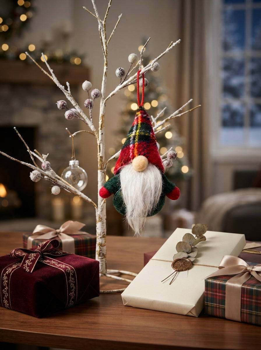 Highland Gnome Yılbaşı Ağaç Süsü - 15 CM
