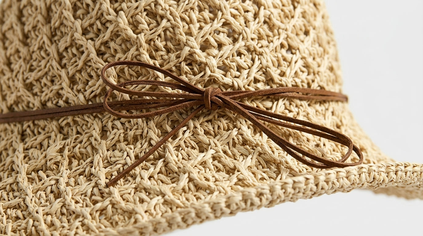 Natural Wide Brim Hat