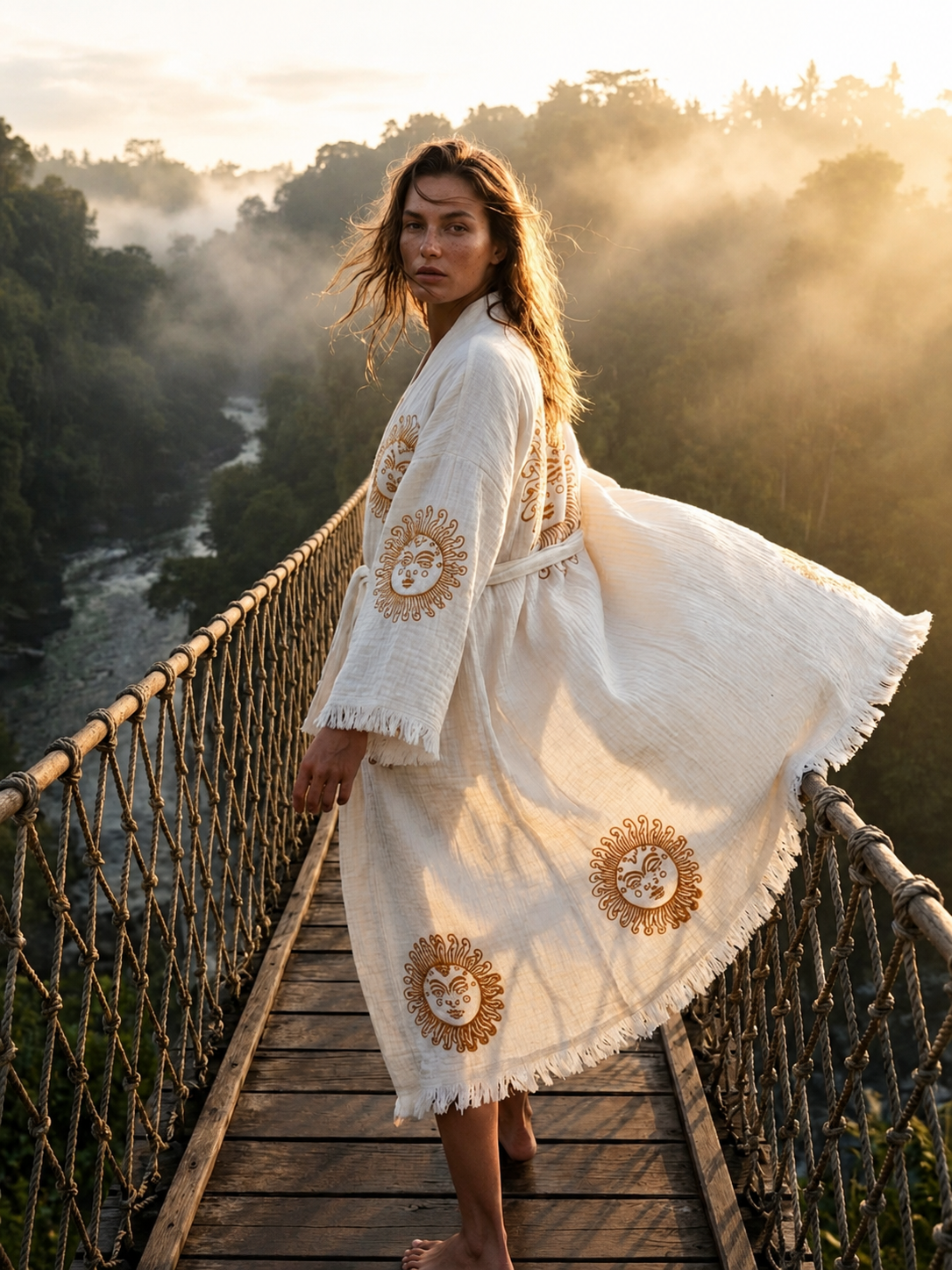 Solar Bloom Kimono